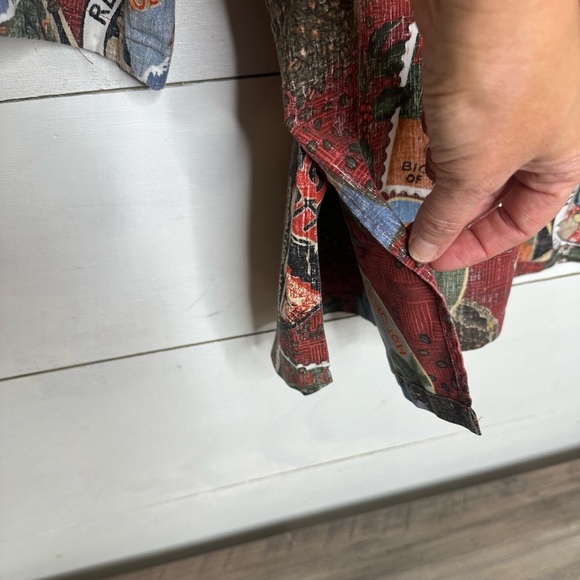 Vintage Reyn Spooner Kona Coffee Hawaii Reverse Print Hawaiian Shirt Mens XL - Picture 6 of 7